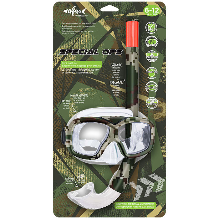 Snorkelset camo