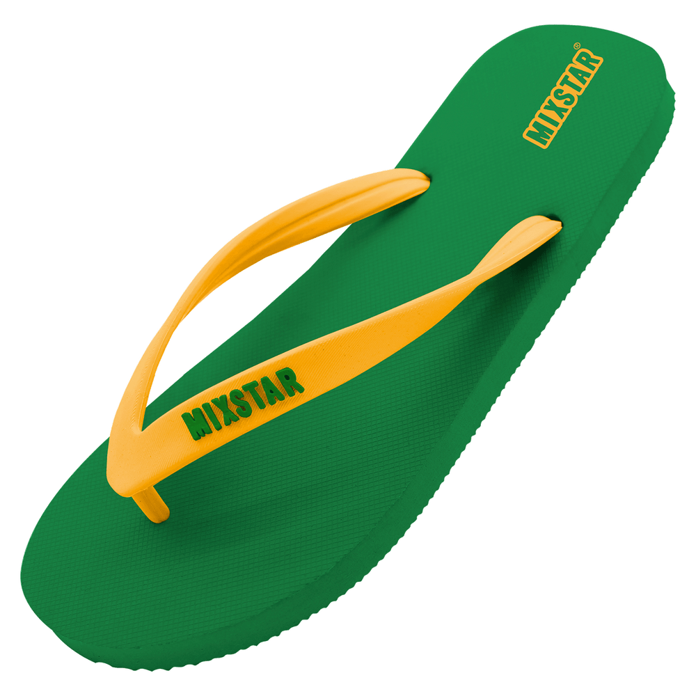 mixtar slipper brasil green men | summertoys.nl