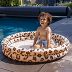 Baby zwembad panterprint beige 100x15 cm