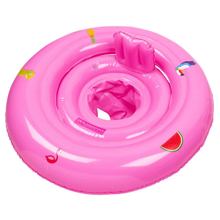 Zwemband baby float roze 0-1 jaar