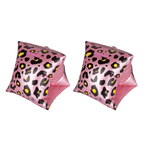 Zwembandjes panterprint roségoud 2-6 jaar