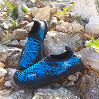 Waterschoenen kind zwart blauw